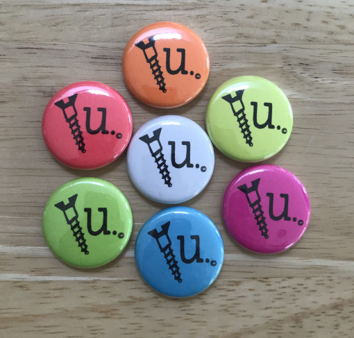 handmade screw-u© buttons