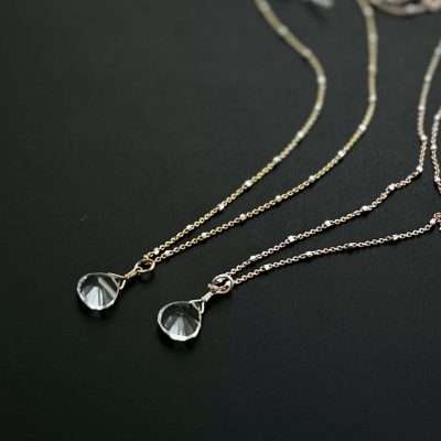 Sparkly Clear Quartz Necklace