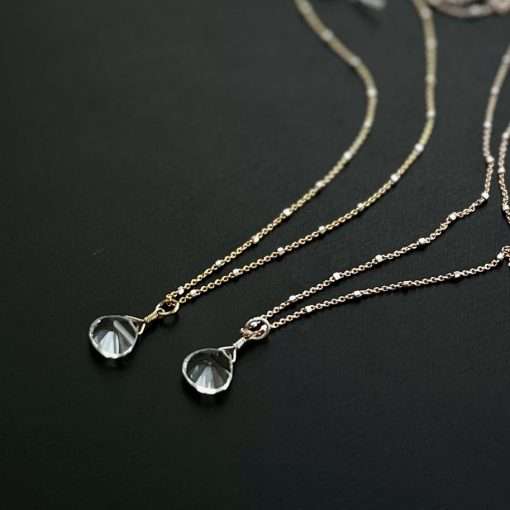 Sparkly Clear Quartz Necklace