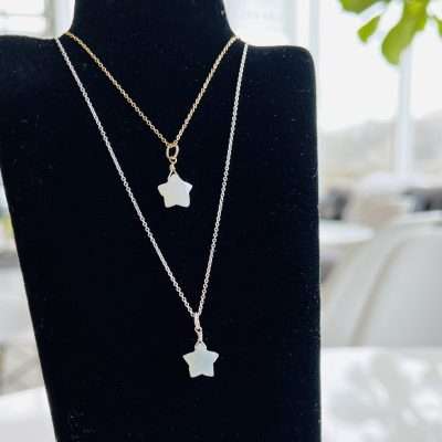 Moonstone Star Necklace
