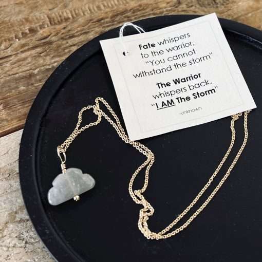I AM THE STORM Cloud Necklaces