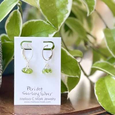 Peridot Triplet Drop Earrings