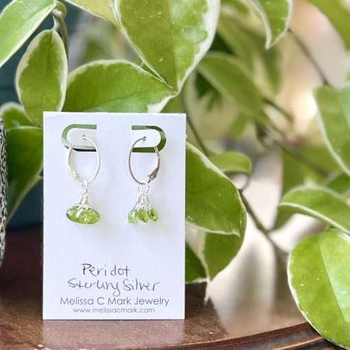 Peridot Triplet Drop Earrings