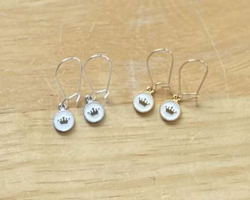 Tiny Tiara Earrings